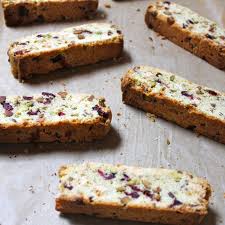 It's a great, sweet treat. Cranberry Pistachio And White Chocolate Biscotti Lea Jay