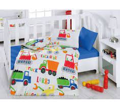 Make the room pleasant and comfortable for you as well. Crib Bedding Baby Boys 4pcs Bedding Set 100 Turkish Cotton Trucks Diggers Ebay
