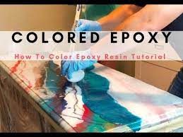 We'd recommend placing the resin on a scale and then adding the amount of tint you need. How To Color Epoxy Colored Epoxy Tutorial Using Mica Pigment Powder Youtube