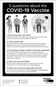 This is a quickly changing situation, and we are here to keep you up to date on what you need to know. Covid 19 Vaccine Office Toolkit Doctors Of Bc