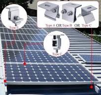 Great Quality Solar Mounting Accessories Module Bracket Components For  Frameless PV module