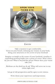 Maybe you would like to learn more about one of these? An Exercise To Open Your Third Eye For More Information On Courses To Develop Your Psychic Awareness Vis Third Eye Opening Opening Your Third Eye Third Eye