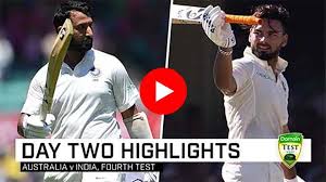 India Vs Australia 4th Test Day 2 Highlights 2019 Test Day Highlights Australia