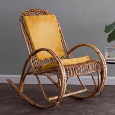 Franco Albini Whicker Rattan Rocking Chair With By Castandcrew 280 00 Rocking Chair Rattan Rocking Chair Upholstered Swivel Chairs