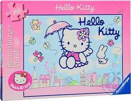 Hello kitty 100 piece puzzle. 4005556108015 Ravensburger Hello Kitty Xxl 100 Piece Puzzle