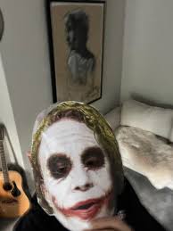 Got my Joker Mask sorted for the next ASAL match… YOU can get one too if  you print the image