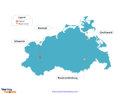Hello people, everyone knows of the map project mecklenburg ?! Free Templates Meck Pomm Map Free Powerpoint Templates