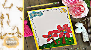 draw beautiful palm to decorate the notebook تزين دفاتر مدرسة من الذاخ handmade have good day notebook