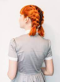 Now put the left strand over the central one, and it will also become the strand in the middle. Double Dutch Pigtails For Short Hair A Beautiful Mess
