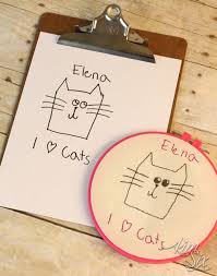 40 embroidery & designs, llc. Turn Kids Artwork Into Embroidery Designs The Kim Six Fix