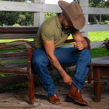 Bota Masculina Country Texana 2151 Couro Legítimo Café