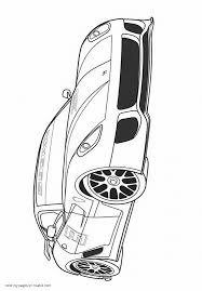 To print a coloring page, move the cursor over it. Sports Car Coloring Page Ferrari 599xx Coloring Pages Printable Com