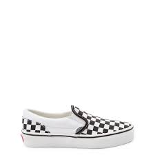 Vans Slip On Checkerboard Skate Shoe Little Kid Big Kid Black White