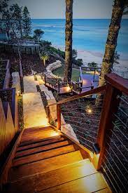 Landscape Lighting Beach Style Staircase Central Coast By D Lighting Houzz
