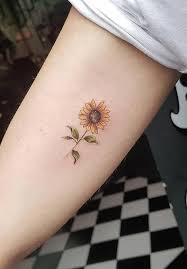 Meaningful Tattoo Meaningfultattoo Tattoos Sunflower Tattoos Sunflower Tattoo Small
