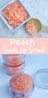 Peach Sugar Lip Scrub Sugar Scrub Homemade Sugar Scrub Diy Lip Scrub Diy
