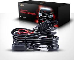 This is not good for automated hardwired light switchs and i would highly. Amazon Com Auxbeam Led Light Bar Wiring Harness With 12v 40amp Fuse Relay On Off Switch 2 Lead 2 Meter Universal Automotive