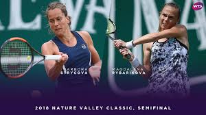 I always play what i feel, i always play like me, but i am a different me everyday @barbeefun open.spotify.com/show/2eouy1qnzx7ojwrrwk2dpz?si. Barbora Strycova Vs Magdalena Rybarikova 2018 Nature Valley Classic Semifinals Wta Highlights Youtube