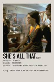 She S All That By Isabella Film Posters Minimalist Aesthetic Movies Movie Posters Minimalist