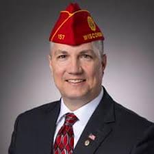 Adjutant Seberger presentation to a Veteran Veteran resident