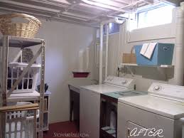 When talking about basement, we never think before that you can optimize this room as your laundry's room. Fun And Functional Unfinished Basement Laundry Room Reveal