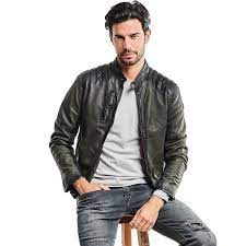 Emilio Adani Lederjacke Jetzt Bestellen Unter Https Mode Ladendirekt De Herren Bekleidung Jacken Leder Leather Jacket Men Mens Fashion Casual Leather Jacket