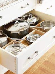 Perfect for pot lids, container lids and more, this organizer hangs from the inside of a cabinet door, utilizing otherwise empty space. Pin On My Better Homes And Gardens Dream Home