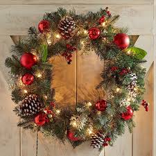 Led Pre Lit Jolly Green 26 Over Sized Outdoor Wreath Pier 1 Imports Outdoor Christmas Wreaths Christmas Wreaths Christmas Wreaths Diy