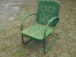 Motel Chair Offered On Ebay For 195 00 Diy Outdoor Furniture Metal Spring Retro Patio Furniture