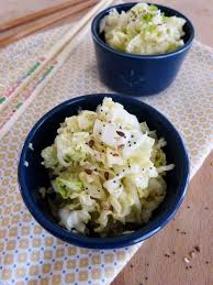 Salade De Chou Chinois A La Japonaise Graine De Faim Kely Salade De Chou Chinois Salade De Chou Chou Chinois Recette