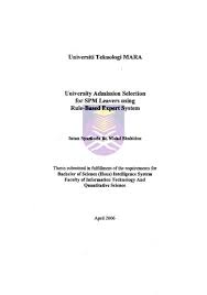 Courses include money and banking, international finance, security. 2 5 Rule Based Expert Systems Eprints Uitm