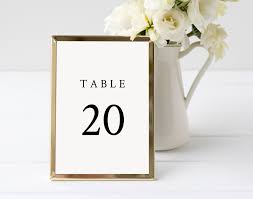 Classic Table Number Template Custom Elegant Table Seating Cards Minimalist Wedding Diy Printable Editable Instant Download In 2020 Table Seating Cards Classic Table Seating Cards