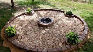 Our circular fire pit is about 2' tall x 5' total diameter and a 3' interior diameter. Backyard Fire Pit Design Ideas Hgtv