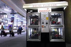 They called to confirm delivery and to make sure everything was to my liking. The Fresh Flowers Vending Machine Inside Mccarran Airport In Las Vending Machine Flower Shop Vending Machines In Japan