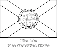 Florida state flag interactive coloring page of the florida flag. Large Printable Florida State Flag To Color From Netstate Com Florida State Flag Flag Coloring Pages Coloring Pages Inspirational
