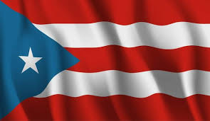 The colors of the flag are blue, red and white. Premium Vector Puerto Rico Flag Made Of Glitter Sparkle Brush Paint Vector