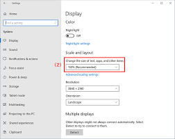 Dpi Scaling Settings On Windows Hidpi Display Eizo