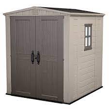 keter abri de jardin en resine 6 x 6 feet beige plastic storage sheds shed storage outdoor storage sheds