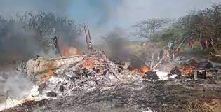 K24 digital has established that the kenya defence forces (kdf) chopper crashed at oltinga in kajiado west. Gsyv5muos2yhqm