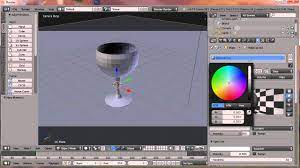 • alat makan dan minum •… Belajar Blender 7 Membuat Gelas Kaca 3d Youtube