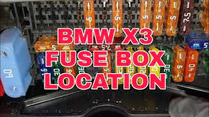 Where is the fuse fuse number for the cigarette lighter in the front console of a 2010 bmw x3? Bmw X3 Fuse Box Location Youtube