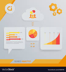 white abstract geometrical chart design