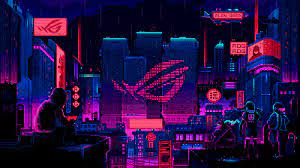 Artstation Rog Wallpaper Design Pixel Jeff Desktop Wallpaper Art Pixel Art Background Anime Scenery Wallpaper