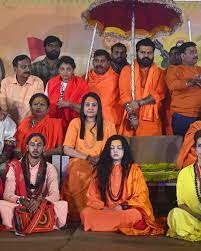 After enthralling her fans, film lovers and audience in various roles and  characters she played, actor Mamta Kulkarni on Friday embarked on a  spiritual journey by renouncing her worldly life and assuming