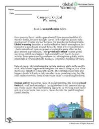 Global Warming Causes Printable Reading Worksheet Woo Jr Kids Activities Climate Change Activities Global Warming Climate Change Lesson