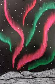 Mr O S Art Room 5th Grade Northern Lights Winter Art Lesson Northern Lights Art Northern Lights Art Lesson