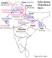 Map Of India During Ramayana And Mahabharata India Map
