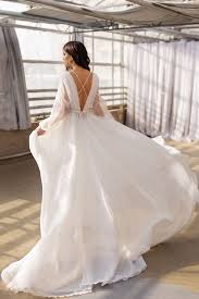 Boho Wedding Gown Long Sleeves Wedding Dress Organza Bridal Etsy In 2020 Wedding Dress Organza Organza Bridal Wedding Dress Sleeves