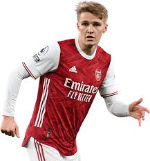 List of starting lineups arsenal, football. Martin Odegaard Football Render 77353 Footyrenders
