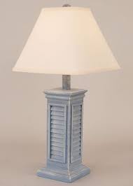 Blue Shutter Table Lamp Shop At Seaside Beach Decor Coastal Decor Coastal Flooring Beach Cottage Style